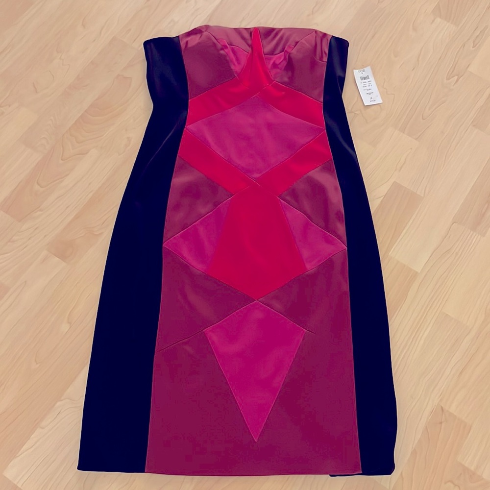 Gorgeous strapless Cache’ cocktail dress size 12. New with tags!!